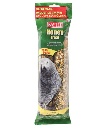 Kaytee Forti-Diet Parrot Honey Stick Value 7oz