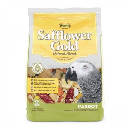 Higgins Safflower Gold Parrot 3Lb