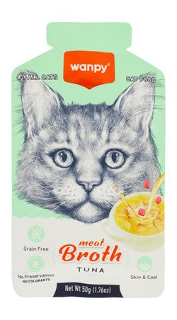 Wanpy Wet Cat Food with Tuna in Broth 50 gr