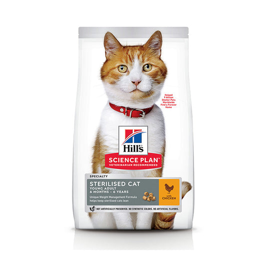 Hill‰۪s Science Plan Sterilised Cat Adult With Chicken (1.5kg)
