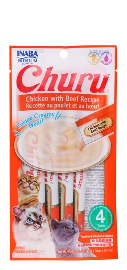 Inaba Churu Creamy Chicken & Beef Cat Treat