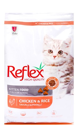 Reflex Dry Food with Chicken, Flaxseed, & Rice for Kittens