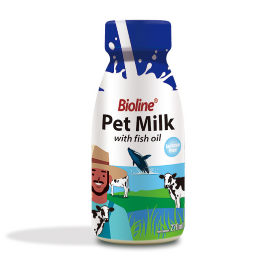 Bioline Pet Milk with Fish Oil for Cats & Dogs 220ml [MOQ 3PCS]