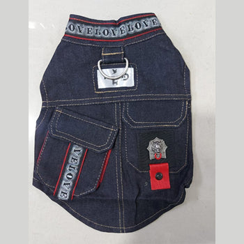 Dog Outfit -Jeans Love