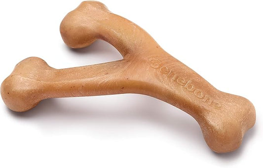 Benebone Wishbone Dog Chew Toy for Aggressive Chewer Chicken Flavor Giant