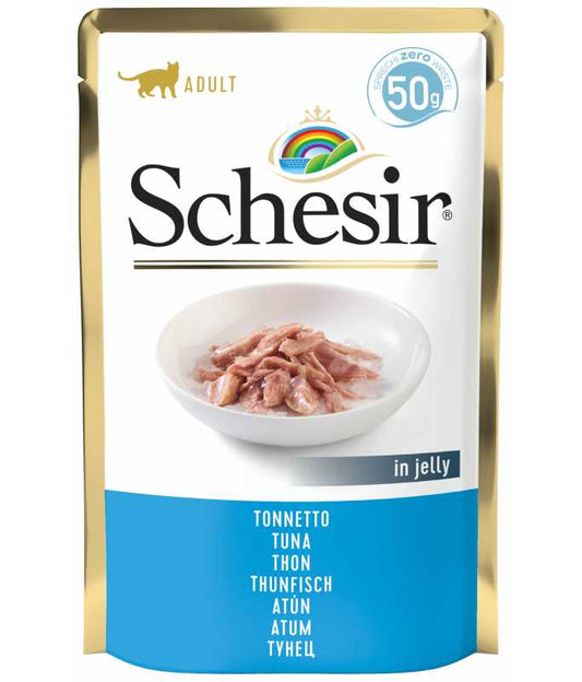 Schesir Cat Pouch-Wet Food Tuna- (Min Order 50g - 30pcs)[Weight - 50g]