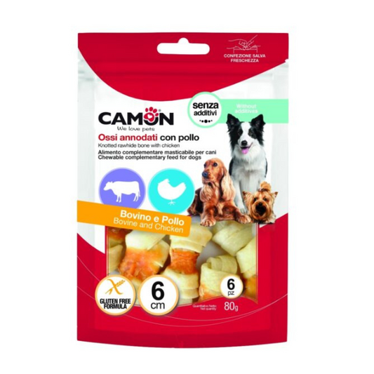 Camon Chicken & Knotted Bone (80Gr)