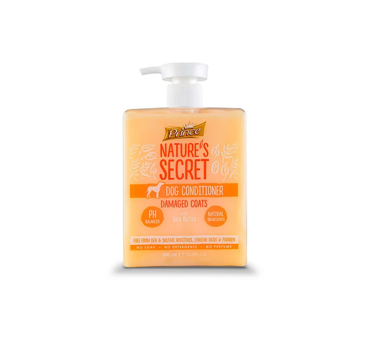 Nature's Secret Dog  Conditioner Damaged Coats with Shea Butter 500ml