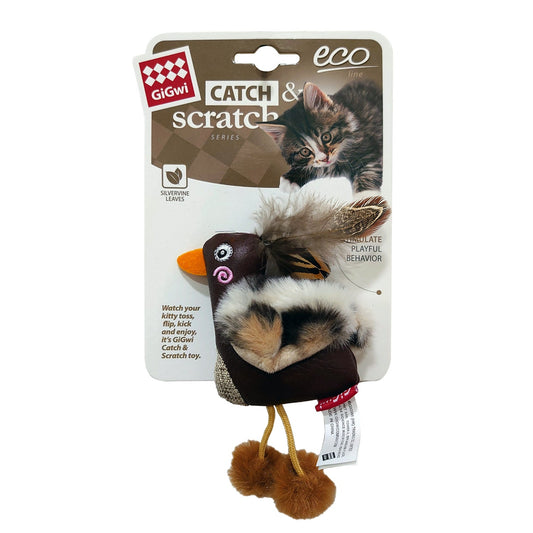 Duck Catch & Scratch Eco line with Slivervine Leaves and LeatheretteåÊ