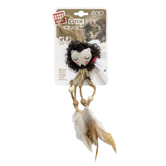 Lion Catch & Scratch Eco line with Slivervine Leaves and Natural FeatheråÊ