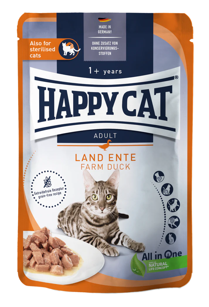 Happy Cat MIS Culinary Farm Duck 0.085g (Min 20pcs - 0.085g)