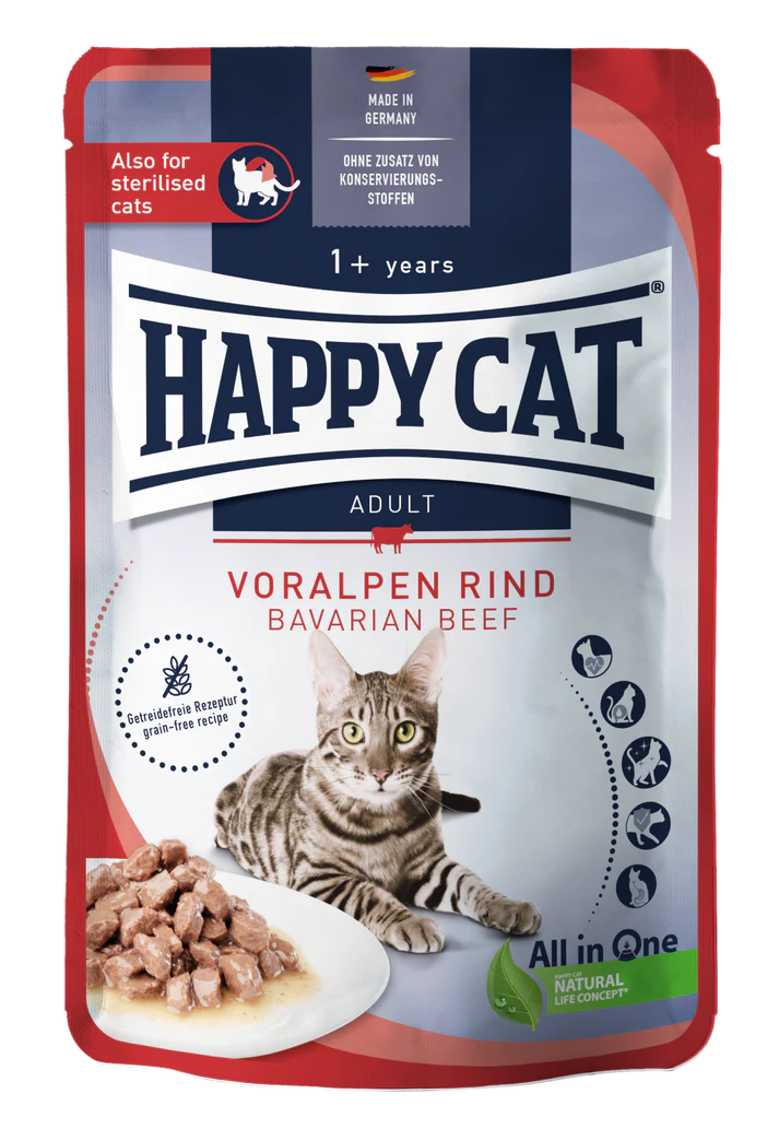 Happy Cat MIS Culinary Bavarian Beef 0.085g (Min 20pcs - 0.085g)
