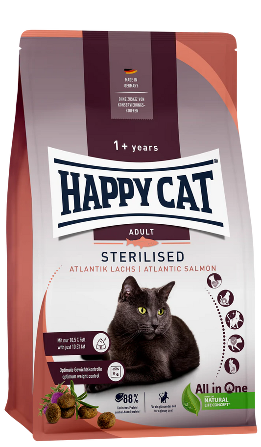 Happy Cat Adult Sterilised Atlantik Lachs Atlantic Salmon