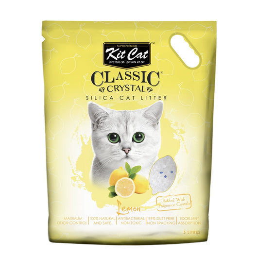 Kit Cat Classic Crystal Cat Litter ‰ÛÒ Lemon (5 Litres)