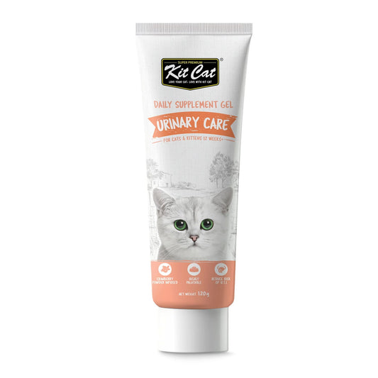 Kit Cat Daily Nutritional Supplement Gel For Cats & Kittens ‰ÛÒ Urinary Care (120g)