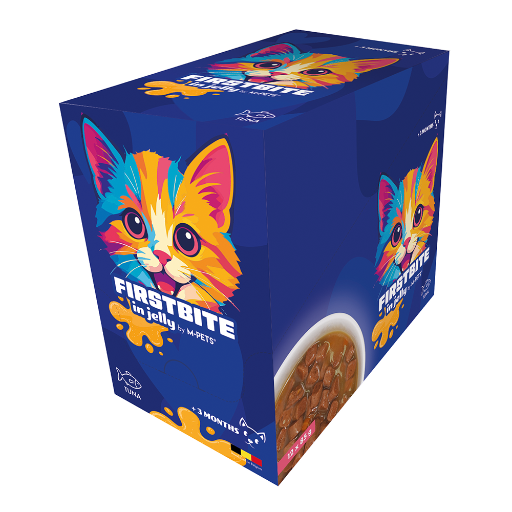 M-PETS Firstbite Tuna in Jelly Wet Food Pouches for Cats