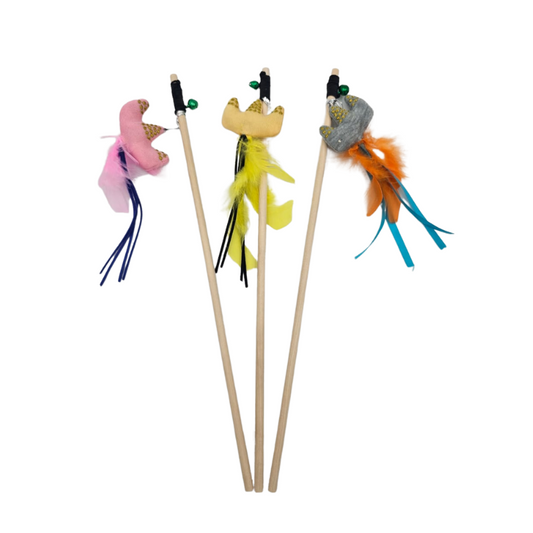 Cat Stick Toy 40cm