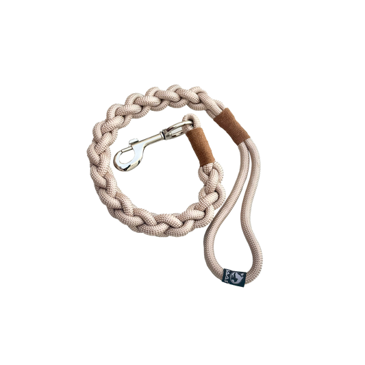 Woven Short-Model Dog Leashe White (90 CM)