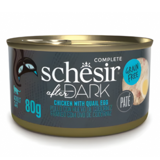 Ingredients Schesir After Dark Patè For Cat - Chicken With Quail Egg 80g