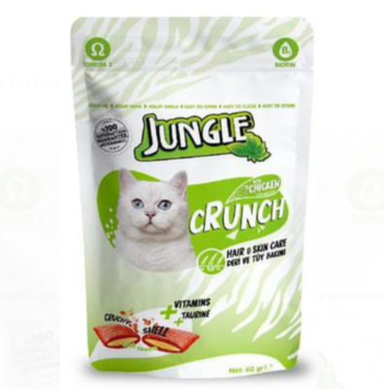 Jungle Cat Crunch ( Hair Skin) Chicken 60 g 10 pcs