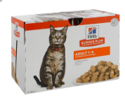 Hill's Science Plan Wet Food Chunks with Turkey in Gravy for Adult Cats (1-6 Years)