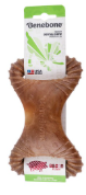 Benebone Medium Brown Dental Chew Toy Bacon Flavor for Dogs (Up to 27kg)