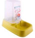 Georplast 2in1 Blue Plastic 3.7L Pet Food & Water Dispenser