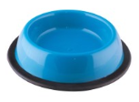 Georplast Small Blue Anti-Skid Plastic Pet Bowl