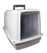 Georplast Gray & White Cat Litter Box (50x40x30cm)