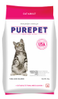 Purepet Dry Food with Tuna & Salmon for Adult Cats