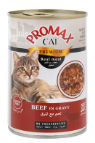 Promax Wet Food with Beef in Gravy for Adult Cat