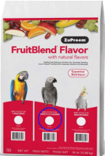 FruitBlend for Medium/Large Parrots 35 lbs (15.88 kg)