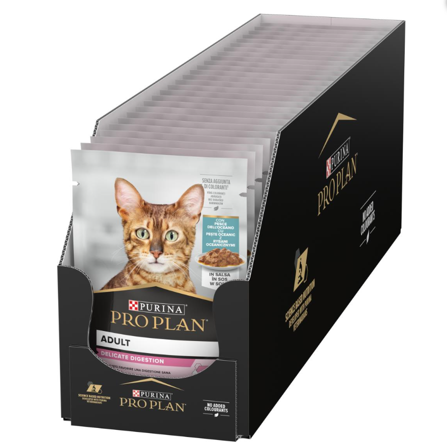 PRO PLAN DELICATE WET CAT FOOD WITH OCEANFISH