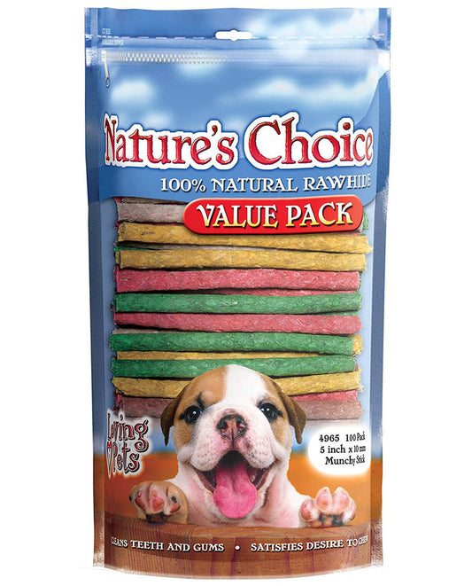 Nature‰۪s Choice 5" Assorted Munchy Sticks Value Pack