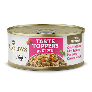 Applaws Taste Topper Broth Chicken Salmon Dog Tin
