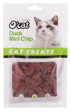 O‰۪CAT DUCK MINI CHIP SNACK-50 g