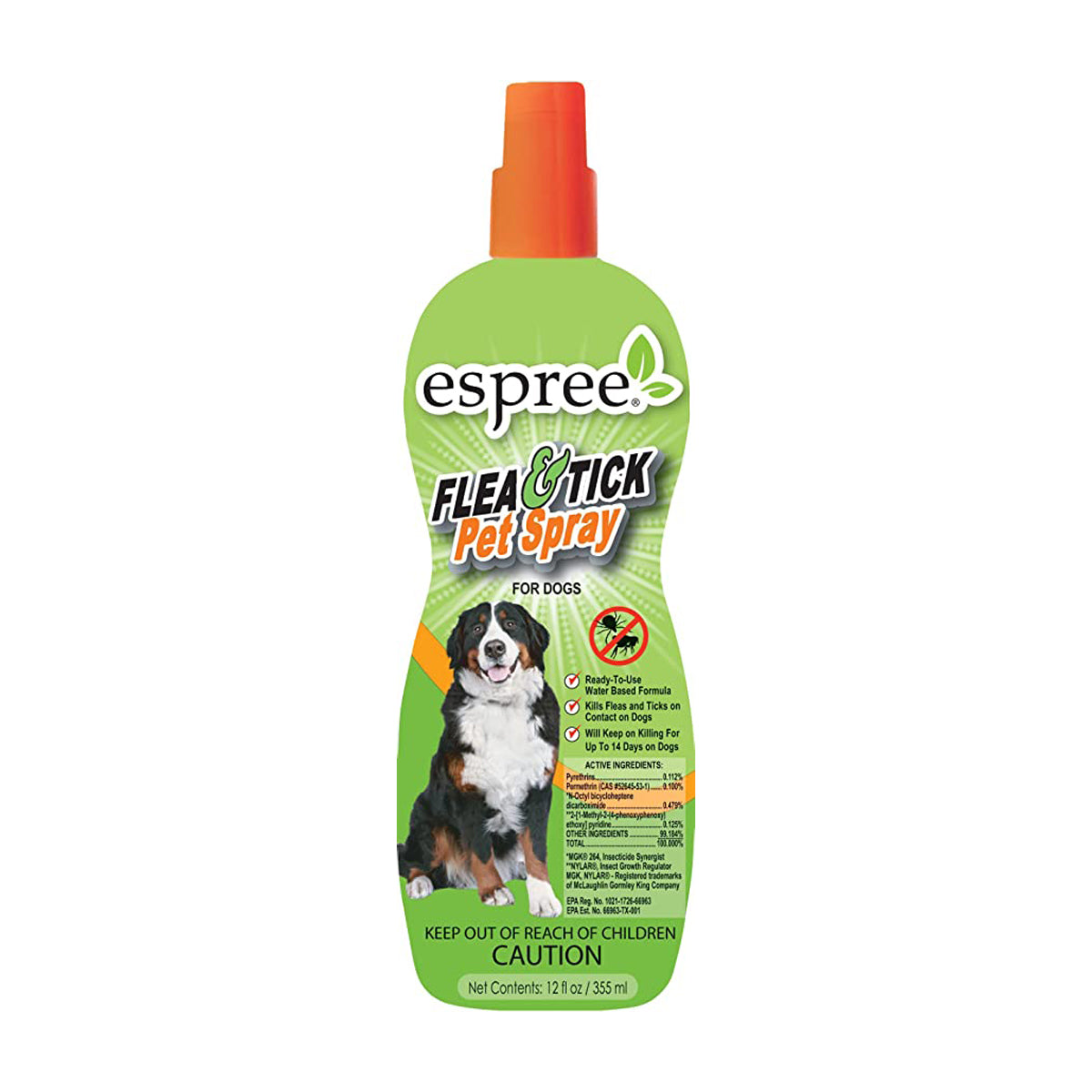 Espree Flea & Tick Pet Spray, 12 oz