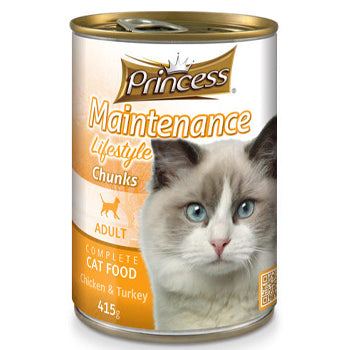 Princess Cat Food Chicken & Turkey 405 G