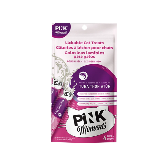 Pink Moments Lickable Cat Treat – Tuna (15g × 4)