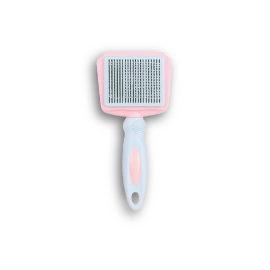 New Button Hair Removal Comb Pink