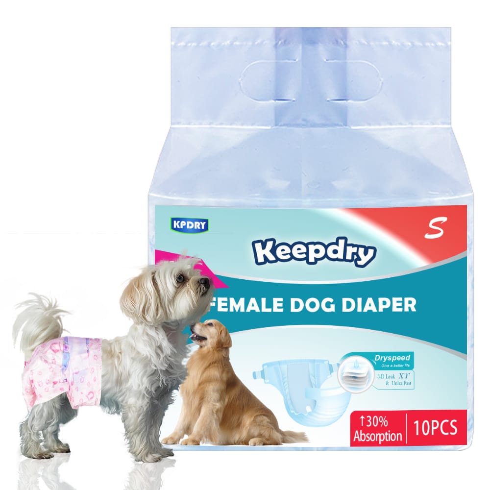 Keep Dry Famle Dog Diaper (Small)