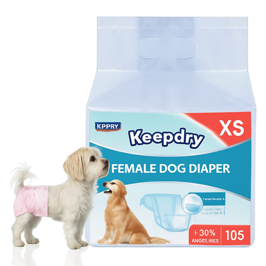 Keep Dry Famle Dog Diaper (XSmall)
