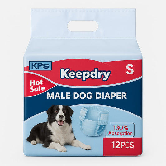Keep Dry Male Dog Diaper (Small)