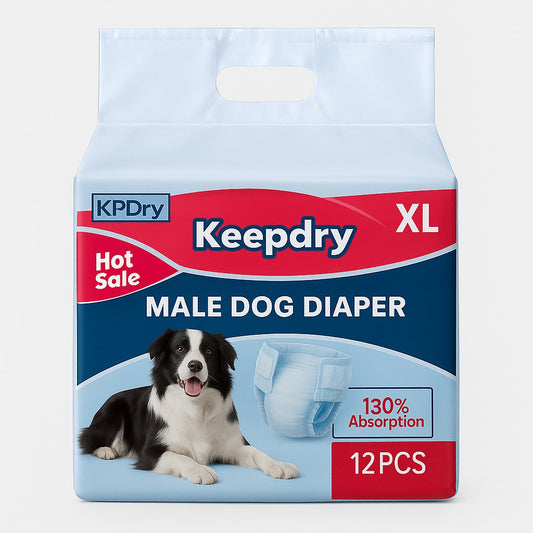 Keep Dry Male Dog Diaper (XLarge)