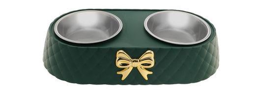 Saas Dual Pets Bowls With Steel