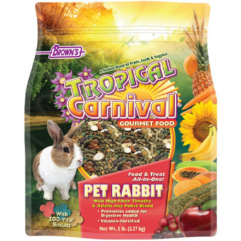 FM Brown's Tropical Carnivalå¨ Gourmet Pet Rabbit Food
