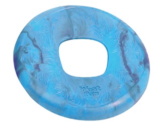 West Paw Seaflex Sailz Large Blue Frisbee Disc Dog Fetch Toy