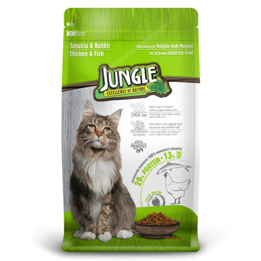 Jungle Adult Cat Food with Chicken-Fish 1,5 kg