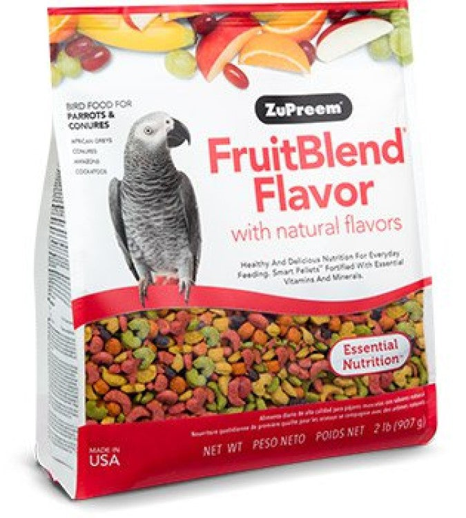 طعام ببغاء متوسط ​​وكبير بنكهة FruitBlend، 3.5 رطل (1.59 كجم)