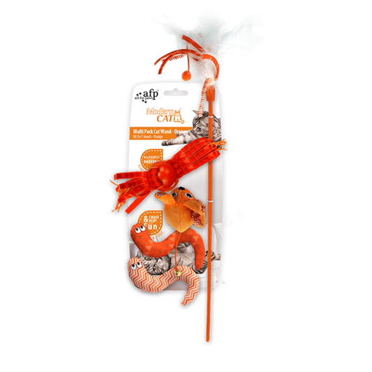 Modern Cat Magic Wings Wand Orange